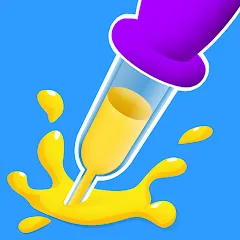 Скачать взлом Paint Dropper: draw puzzle (Пэйнт Дроппер)  [МОД Много монет] - полная версия apk на Андроид