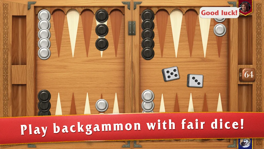 Backgammon Masters  [МОД Бесконечные монеты] Screenshot 1