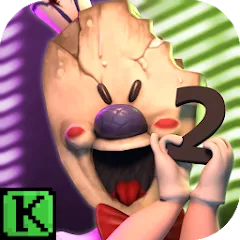 Скачать взломанную Ice Scream 2 (Айс скрим 2)  [МОД Меню] - стабильная версия apk на Андроид