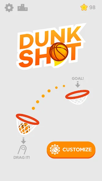 Dunk Shot (Данк Шот)  [МОД Menu] Screenshot 1