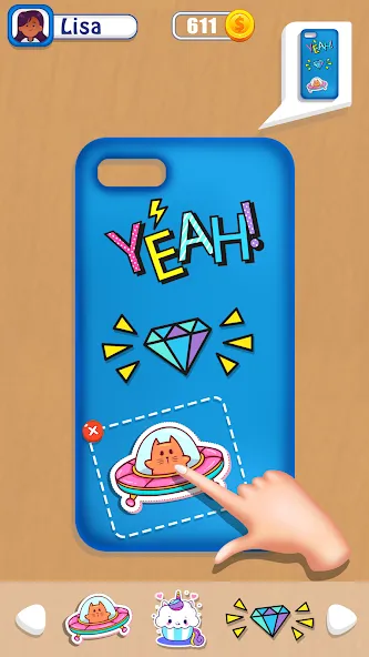 Phone Case DIY Mobile Games  [МОД Все открыто] Screenshot 4