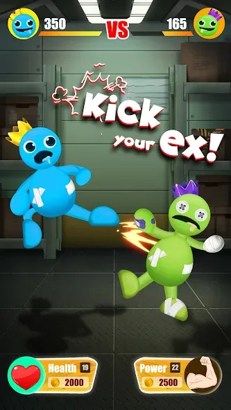 Kick The Rainbow Monster (Кик зе Рэйнбоу Френдс)  [МОД Unlocked] Screenshot 3