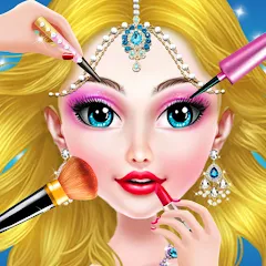 Взлом Doll Makeover - Fashion Queen (Игры по макияжу для девочек)  [МОД Бесконечные деньги] - стабильная версия apk на Андроид