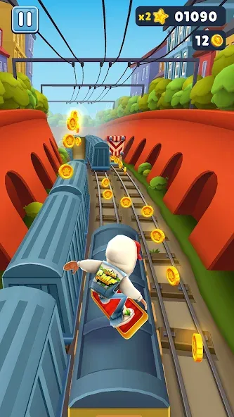 Subway Surfers (абвей Серферс)  [МОД Много монет] Screenshot 2