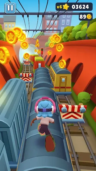 Subway Surfers (абвей Серферс)  [МОД Много монет] Screenshot 3