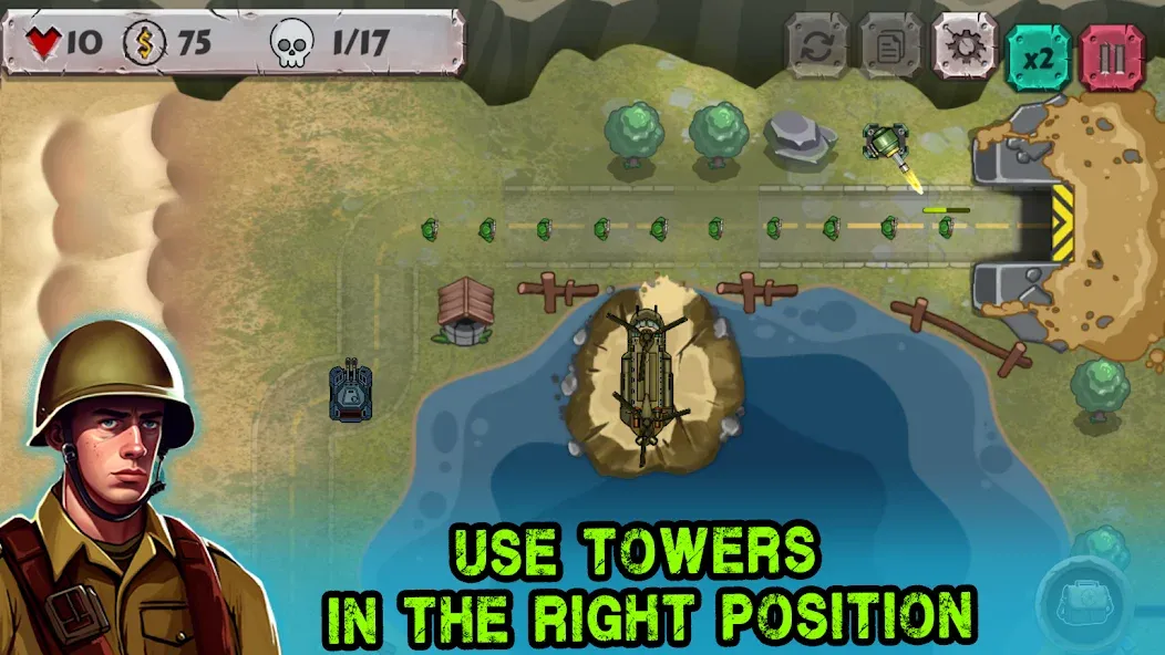 Battle Strategy: Tower Defense  [МОД Все открыто] Screenshot 3