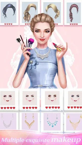 Dream Wedding: Bride Dress Up  [МОД Много монет] Screenshot 3