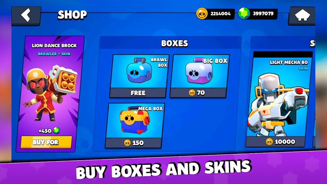 Box Simulator for Brawl Stars  [МОД Много монет] Screenshot 2