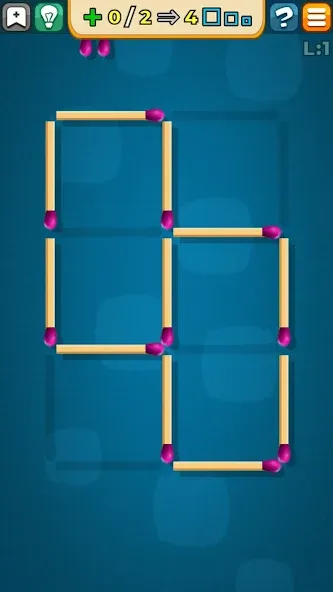 Matches Puzzle Game  [МОД Все открыто] Screenshot 2