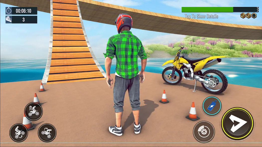 Bike Stunt : Motorcycle Game  [МОД Все открыто] Screenshot 1