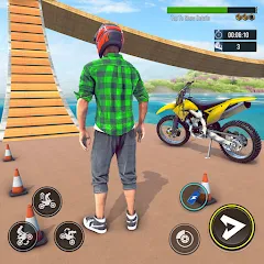 Скачать взлом Bike Stunt : Motorcycle Game  [МОД Все открыто] - полная версия apk на Андроид