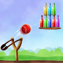 Взлом Bottle Shooting Game 2  [МОД Много монет] - стабильная версия apk на Андроид