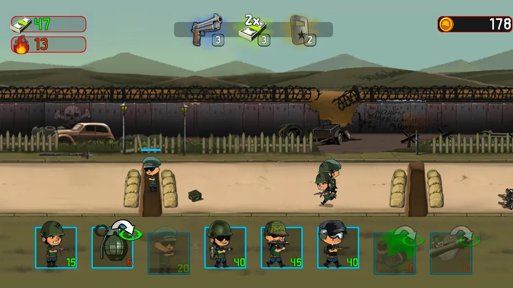 Army War: Military Troop Games  [МОД Много монет] Screenshot 5