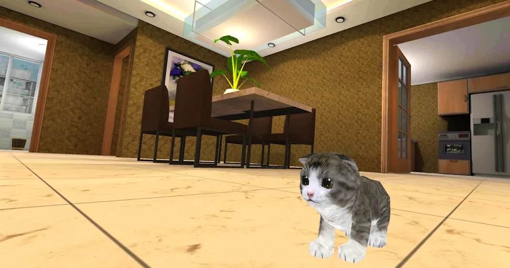 Kitten Cat Simulator 3D Craft  [МОД Много монет] Screenshot 2