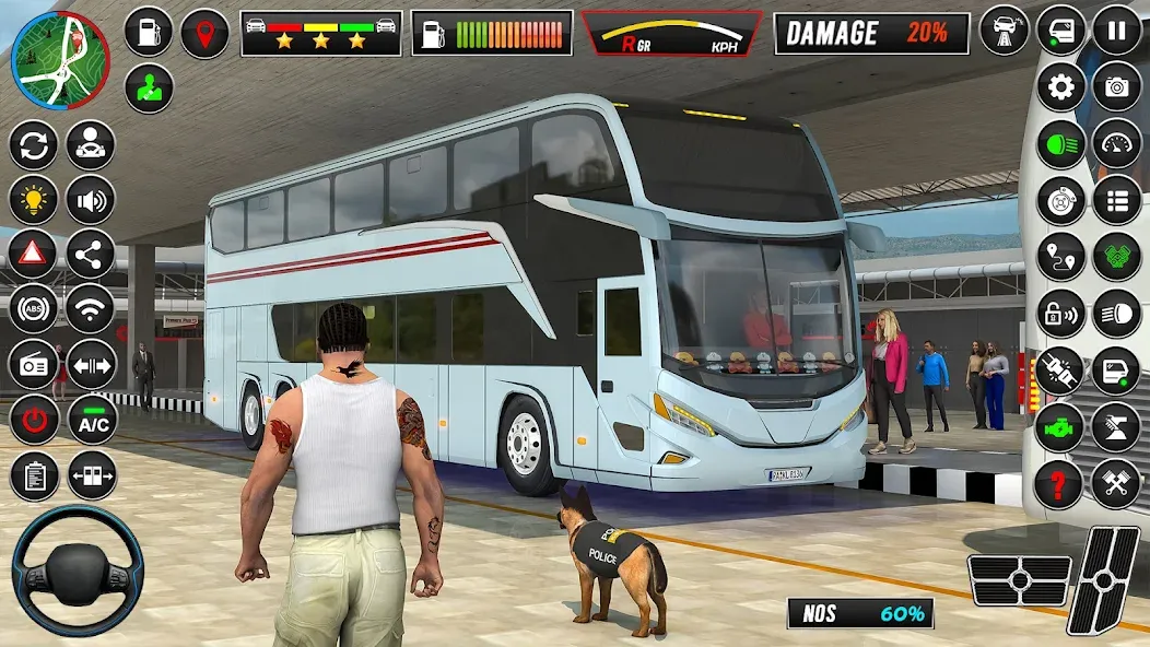 City Coach Bus Driver Games 3D  [МОД Все открыто] Screenshot 3