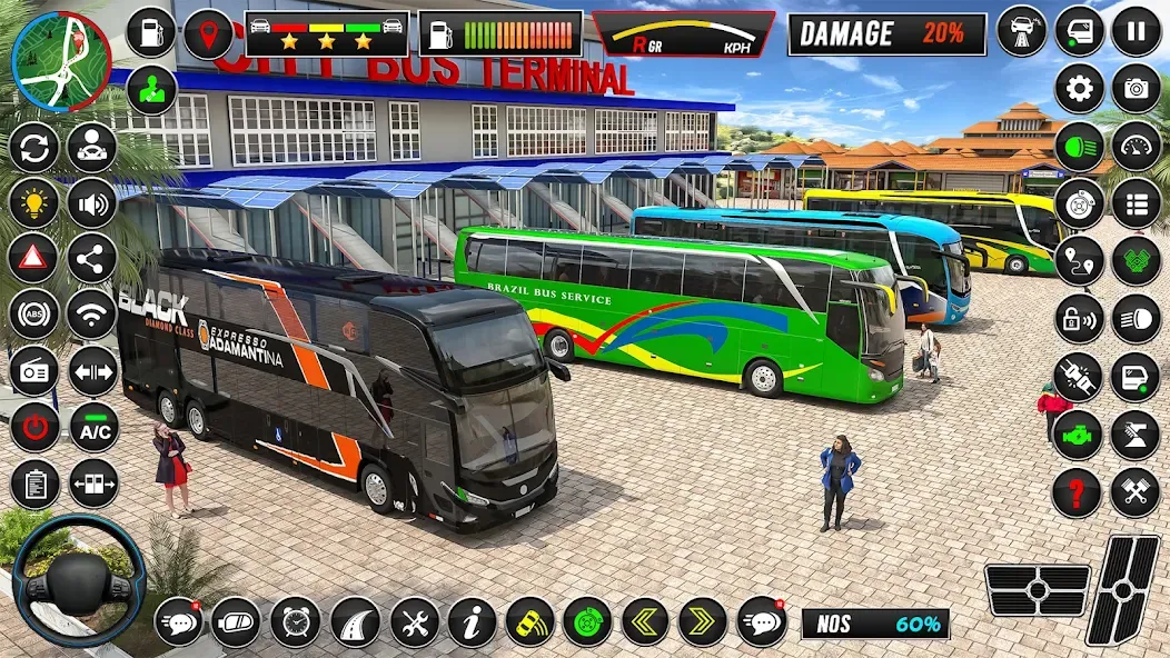 City Coach Bus Driver Games 3D  [МОД Все открыто] Screenshot 5