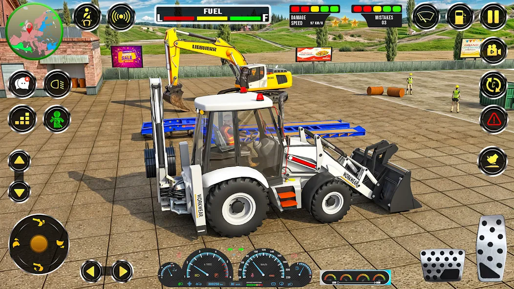 Real JCB Construction Games 3D  [МОД Бесконечные деньги] Screenshot 1