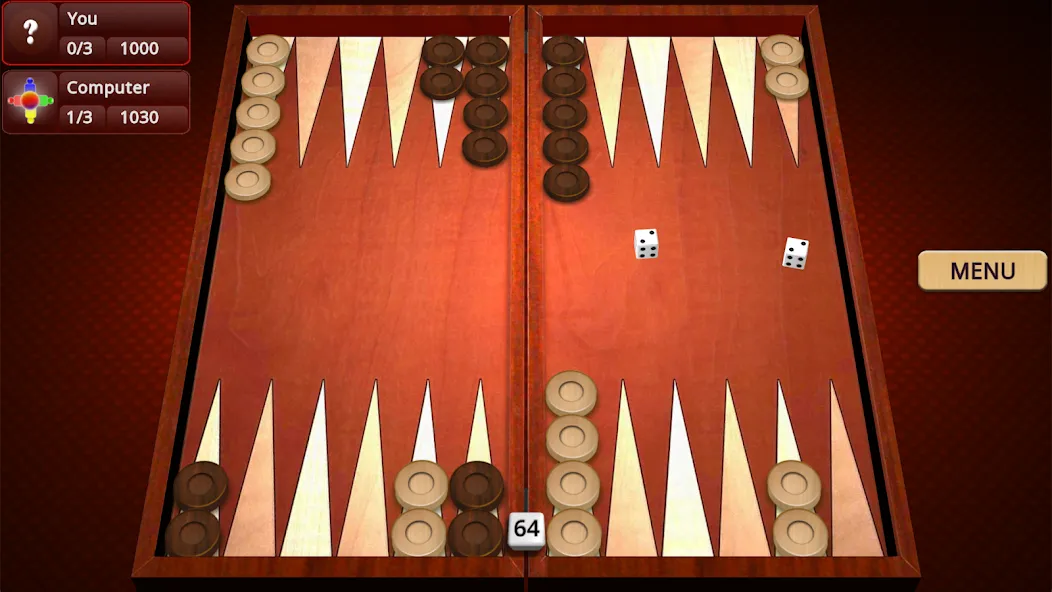 Backgammon Mighty  [МОД Все открыто] Screenshot 1