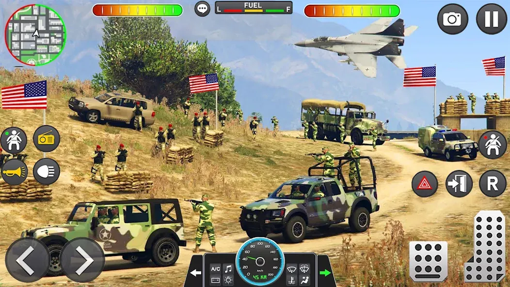 Army Vehicle Cargo Transport (Армейский транспорт грузовых автомобилей)  [МОД Unlocked] Screenshot 2