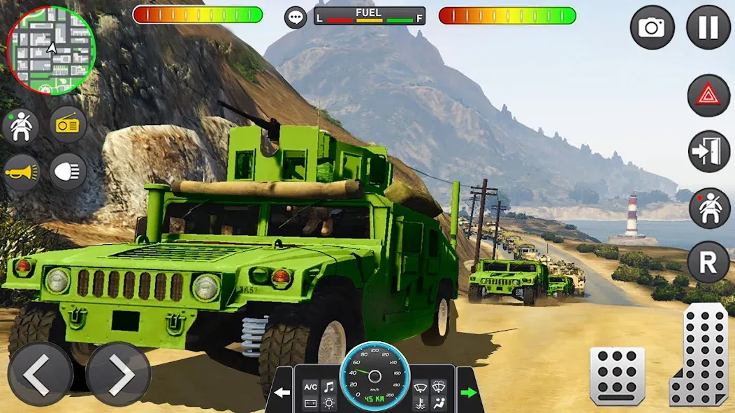 Army Vehicle Cargo Transport (Армейский транспорт грузовых автомобилей)  [МОД Unlocked] Screenshot 3