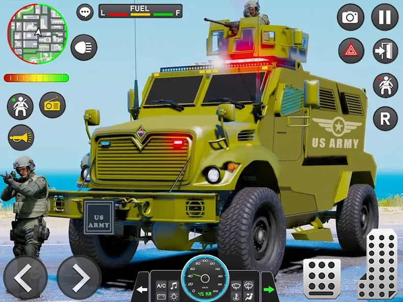 Army Vehicle Cargo Transport (Армейский транспорт грузовых автомобилей)  [МОД Unlocked] Screenshot 5