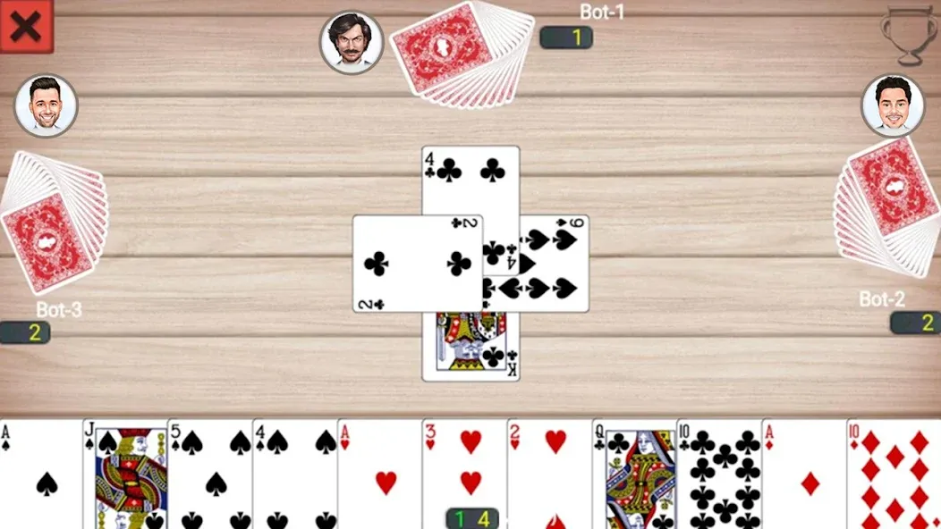 Callbreak Prince: Card Game (Каллбрейк Принц)  [МОД Unlocked] Screenshot 3