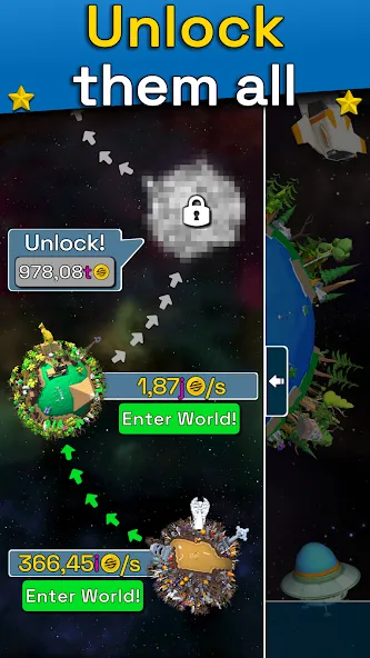 Planet Evolution: Idle Clicker (Планета Эволюция)  [МОД Unlocked] Screenshot 5