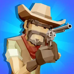 Скачать взломанную Western Cowboy: Shooting Game (Вестерн Каубой)  [МОД Menu] - последняя версия apk на Андроид