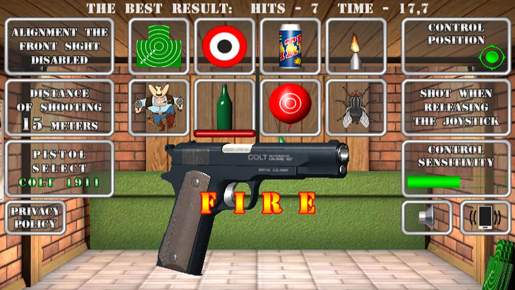 Pistol shooting. Desert Eagle (Пистолет стрельбы симулятор)  [МОД Бесконечные деньги] Screenshot 2