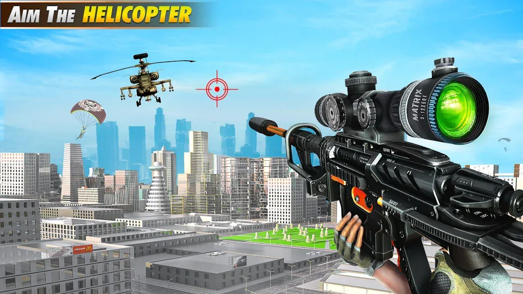 Sniper Shooter Mission Games  [МОД Unlocked] Screenshot 1