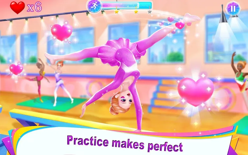 Gymnastics Queen (Джимнастикс Квин)  [МОД Бесконечные деньги] Screenshot 4