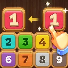 Скачать взломанную Merge Wood: Block Puzzle (Мерж Вуд)  [МОД Много монет] - стабильная версия apk на Андроид