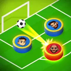 Скачать взлом Super Soccer 3v3 (Online) (упер футбол 3 на 3)  [МОД Бесконечные деньги] - последняя версия apk на Андроид