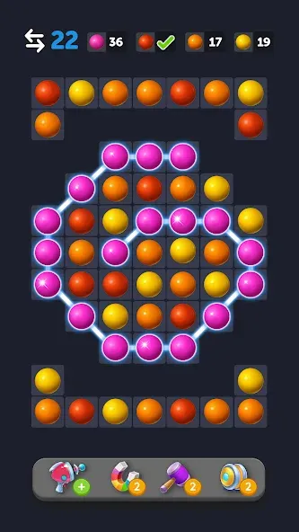 Bubble Link - Connect & Match (Бабл Линк)  [МОД Много монет] Screenshot 5