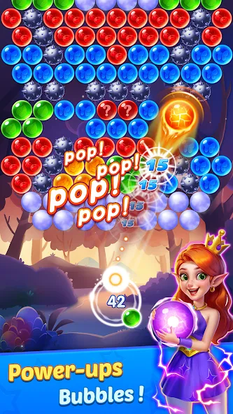 Bubble Shooter Genies  [МОД Много монет] Screenshot 5