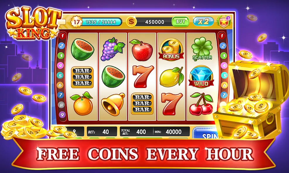 Slots Machines - Vegas Casino  [МОД Много монет] Screenshot 1