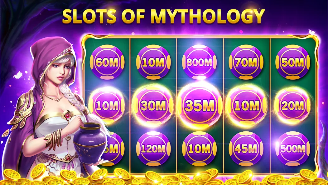 Slots Myth - Slot Machines  [МОД Много монет] Screenshot 2