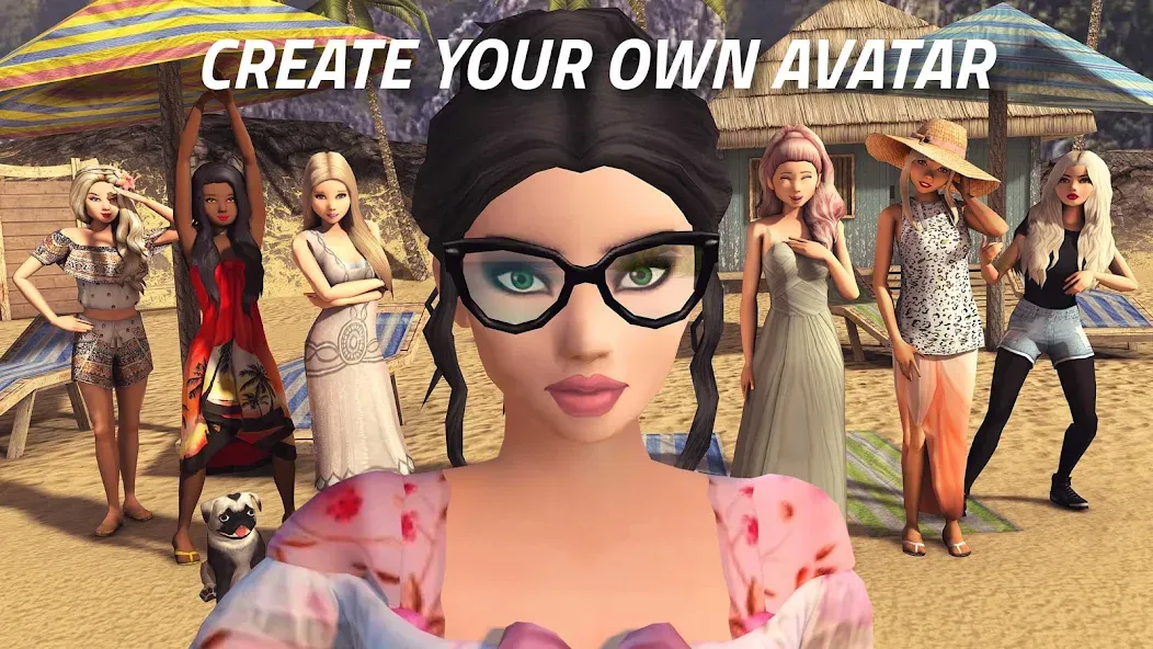 Avakin Life - 3D Virtual World (Авакин Лайф)  [МОД Бесконечные монеты] Screenshot 1