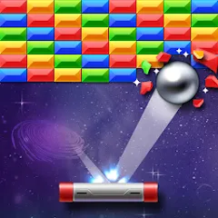 Взломанная Brick Breaker Star: Space King  [МОД Бесконечные монеты] - полная версия apk на Андроид