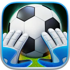 Скачать взломанную Super Goalkeeper - Soccer Game (упер Вратарь)  [МОД Mega Pack] - полная версия apk на Андроид