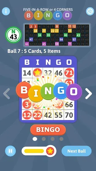 Bingo Mania - Light Bingo Game (Бинго Мания)  [МОД Все открыто] Screenshot 3