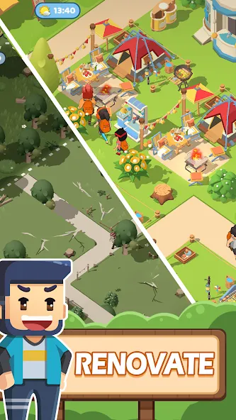 Campsite Craze: Puzzle Merge (Кемпинговая Лихорадка)  [МОД Бесконечные монеты] Screenshot 4