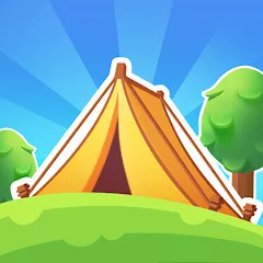 Взлом Campsite Craze: Puzzle Merge (Кемпинговая Лихорадка)  [МОД Бесконечные монеты] - полная версия apk на Андроид