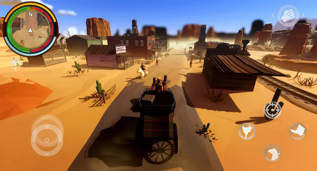 West Cowboy Western Polygon  [МОД Меню] Screenshot 4