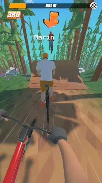 Bike Hill 3D (Байк Хилл 3Д)  [МОД Много денег] Screenshot 5