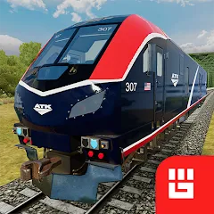 Скачать взлом Train Simulator PRO USA (Трейн Симулятор ПРО США)  [МОД Много денег] - последняя версия apk на Андроид