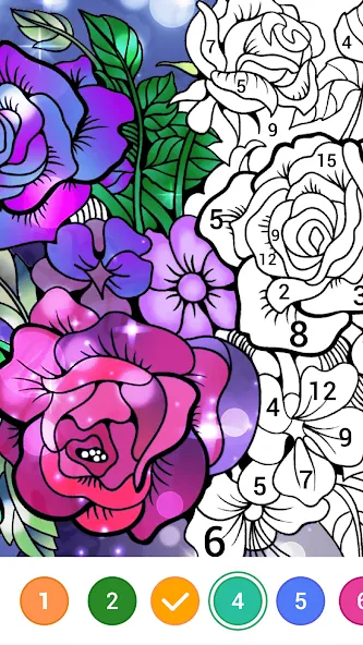 Magic Paint: Color by number (Магик Пейнт)  [МОД Mega Pack] Screenshot 2