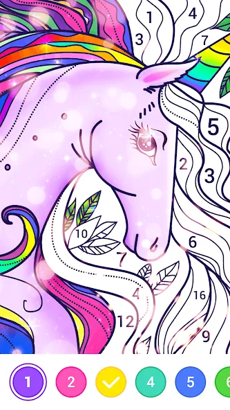Magic Paint: Color by number (Магик Пейнт)  [МОД Mega Pack] Screenshot 5