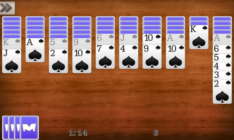 Spider Solitaire  [МОД Unlocked] Screenshot 2