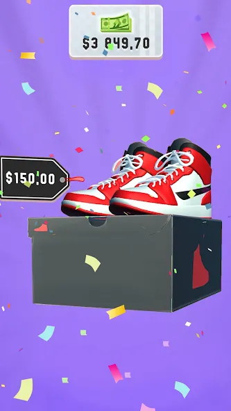 Sneaker Art! - Coloring Games  [МОД Много монет] Screenshot 5